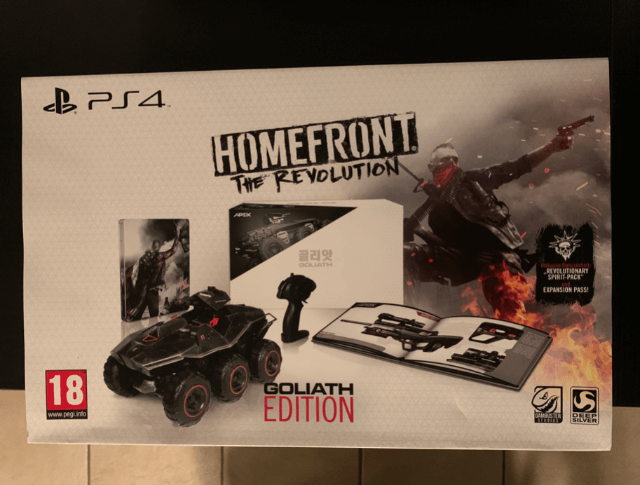 Homefront The Revolution Goliath Edition box art for Playstation 4